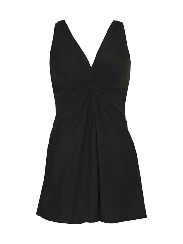 Miraclesuit Swim Women's Marais Twist One-Piece Swimsuit - Black - Size 18