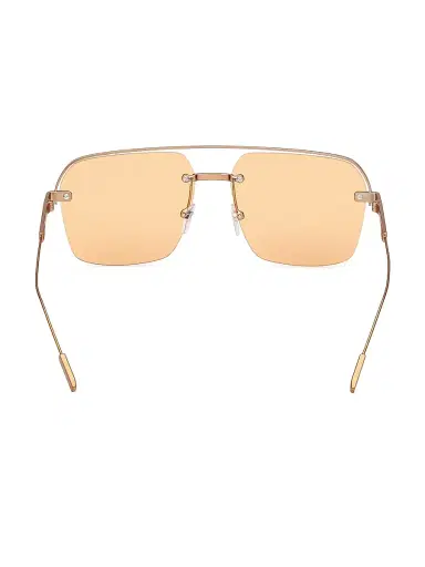 Zegna Men's 57MM Plastic Aviator Sunglasses - Matte Orange | Thumbnail 6 Zegna Men's 57MM Plastic Aviator Sunglasses - Matte Orange | Thumbnail 6