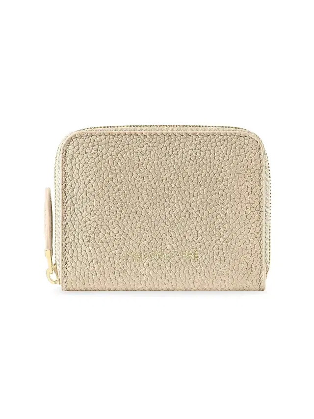 Maison de Sabre Women's  Leather Zipped Wallet - Saharan Nude