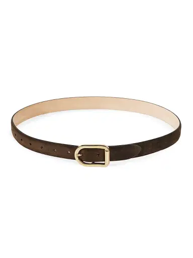 Déhanche Women's Mija Suede Belt - Chocolate Gold | Thumbnail 4