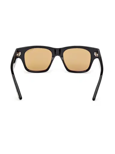 TOM FORD Men's Caine 53MM Square Sunglasses - Shiny Black Brown | Thumbnail 5