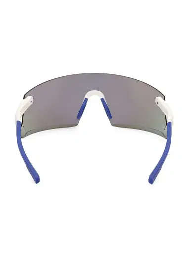 adidas Men's Shield Sunglasses - White Green Mirror | Thumbnail 5 adidas Men's Shield Sunglasses - White Green Mirror | Thumbnail 5