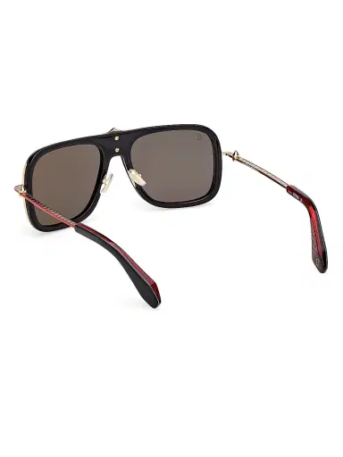 Christian Louboutin Men's 58MM Rectangular Sunglasses - Brown Red Brown | Thumbnail 4 Christian Louboutin Men's 58MM Rectangular Sunglasses - Brown Red Brown | Thumbnail 4