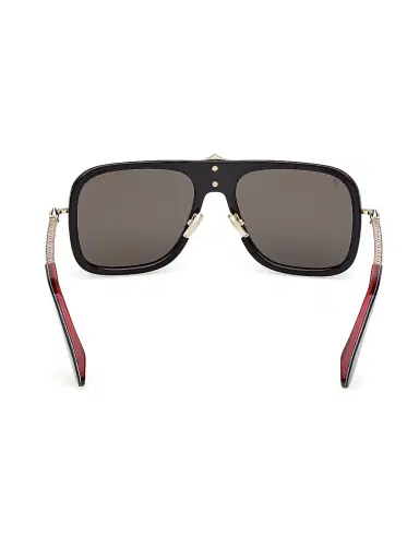 Christian Louboutin Men's 58MM Rectangular Sunglasses - Brown Red Brown | Thumbnail 5 Christian Louboutin Men's 58MM Rectangular Sunglasses - Brown Red Brown | Thumbnail 5