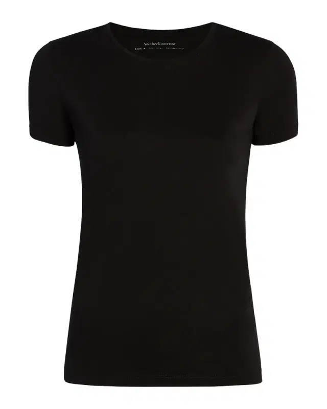 Another Tomorrow Crew-Neck Cotton Tee