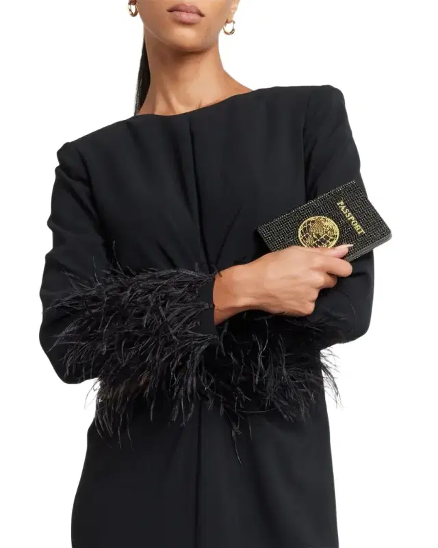 Judith Leiber Couture Allover Crystal Passport Holder