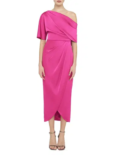 Theia Women's Rayna One-Shoulder Gown - Shadow Rose | Thumbnail 3