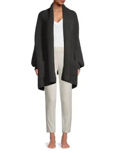 Barefoot Dreams Women's Cozychic Ultra Lite Open-Front Blanket Wrap | Thumbnail 2 Barefoot Dreams Women's Cozychic Ultra Lite Open-Front Blanket Wrap | Thumbnail 2