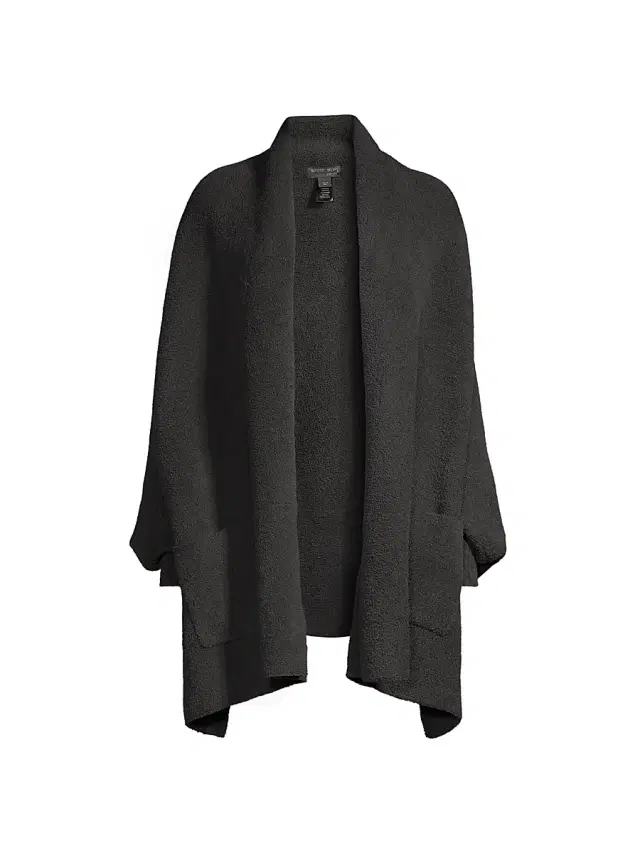 Barefoot Dreams Women's Cozychic Ultra Lite Open-Front Blanket Wrap - Carbon