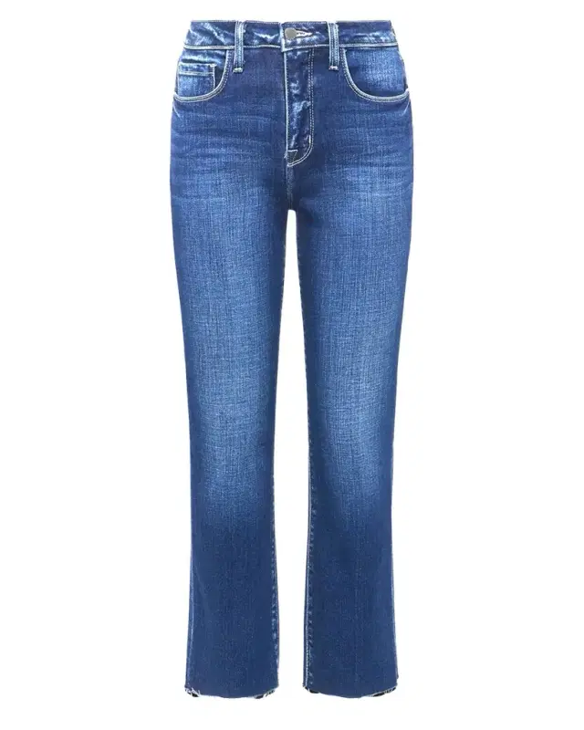 L 'AGENCE Sada High Rise Slim Crop Jeans