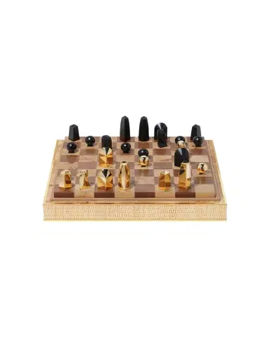 AERIN Colette Cane Chess Set | Thumbnail 1