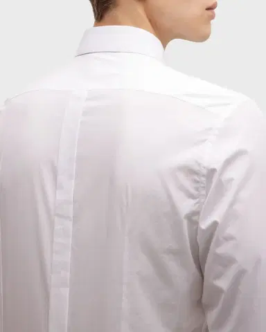 Dolce & Gabbana Men's Bib-Front Tuxedo Shirt | Thumbnail 7