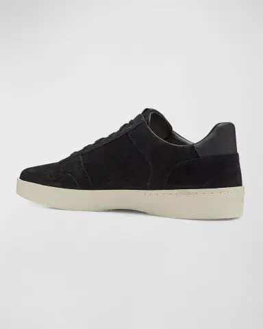 Vince Men's Peyton Tonal Suede Low-Top Sneakers | Thumbnail 4 Vince Men's Peyton Tonal Suede Low-Top Sneakers | Thumbnail 4