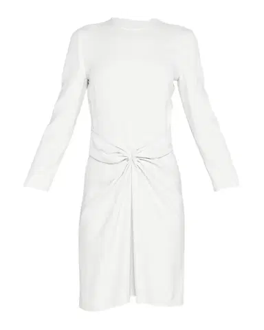 Giorgio Armani Ruched Long-Sleeve A-Line Dress | Thumbnail 1 Giorgio Armani Ruched Long-Sleeve A-Line Dress | Thumbnail 1