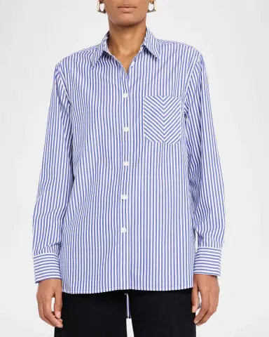 rag & bone Maxine Striped Button-Front Shirt | Thumbnail 4 rag & bone Maxine Striped Button-Front Shirt | Thumbnail 4
