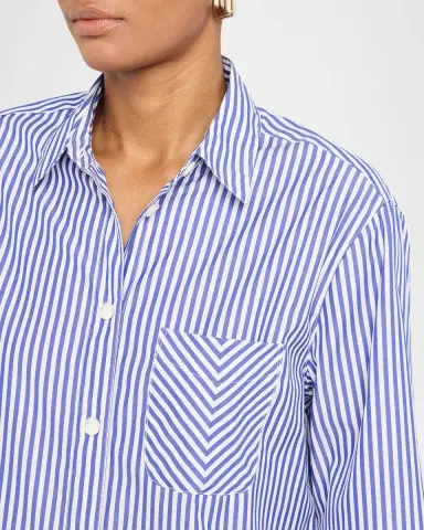 rag & bone Maxine Striped Button-Front Shirt | Thumbnail 6 rag & bone Maxine Striped Button-Front Shirt | Thumbnail 6