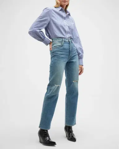 rag & bone Maxine Striped Button-Front Shirt | Thumbnail 8 rag & bone Maxine Striped Button-Front Shirt | Thumbnail 8