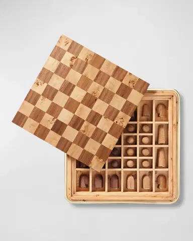 AERIN Velvet Chess Set | Thumbnail 4