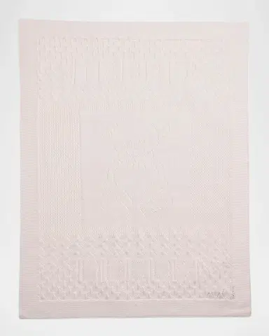 Polo Ralph Lauren Kid 's Pointelle Teddy Bear Blanket | Thumbnail 2
