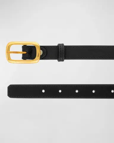 Vaincourt Paris La Petite Captivante Leather & Brass Belt | Thumbnail 2
