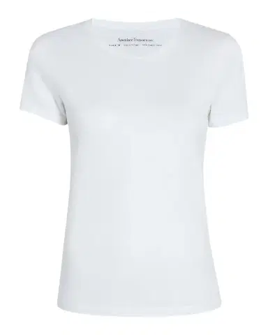 Another Tomorrow Crew-Neck Cotton Tee | Thumbnail 1 Another Tomorrow Crew-Neck Cotton Tee | Thumbnail 1