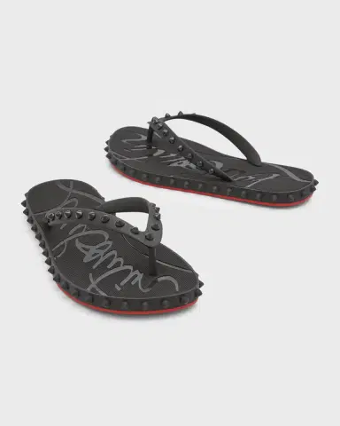 Christian Louboutin Loubi Donna Spike Flip Flops | Thumbnail 8 Christian Louboutin Loubi Donna Spike Flip Flops | Thumbnail 8