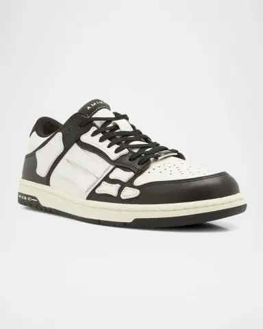 AMIRI Men's Skel Low-Top Leather Sneakers | Thumbnail 3 AMIRI Men's Skel Low-Top Leather Sneakers | Thumbnail 3
