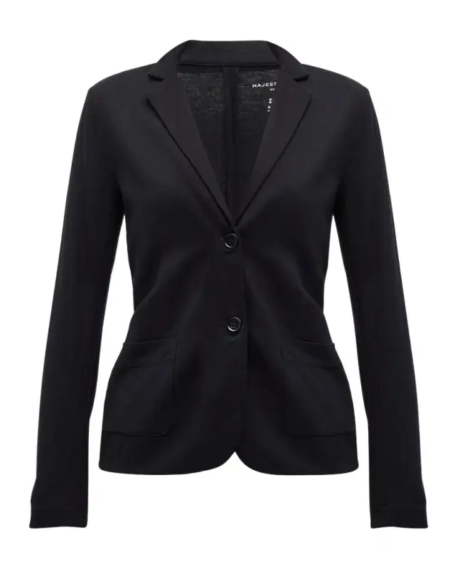 Majestic Filatures Soft Touch Two-Button Blazer