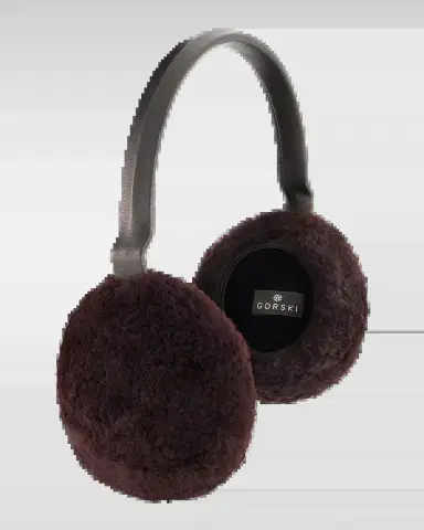 Gorski Lamb Shearling Earmuffs | Thumbnail 2