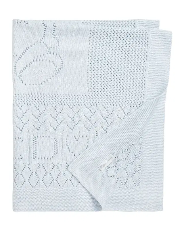 Polo Ralph Lauren Kid 's Pointelle Teddy Bear Blanket