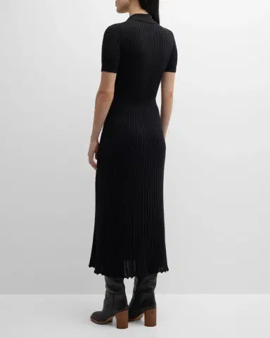 Gabriela Hearst Amor Polo Ribbed Cashmere Dress | Thumbnail 4 Gabriela Hearst Amor Polo Ribbed Cashmere Dress | Thumbnail 4