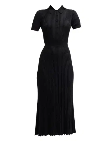 Gabriela Hearst Amor Polo Ribbed Cashmere Dress | Thumbnail 1 Gabriela Hearst Amor Polo Ribbed Cashmere Dress | Thumbnail 1