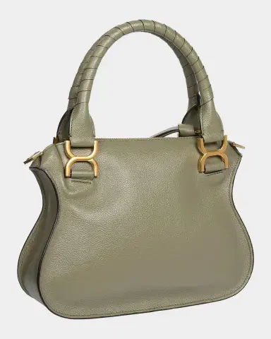 Chloé Marcie Small Satchel Bag in Grained Calfskin | Thumbnail 2 Chloé Marcie Small Satchel Bag in Grained Calfskin | Thumbnail 2