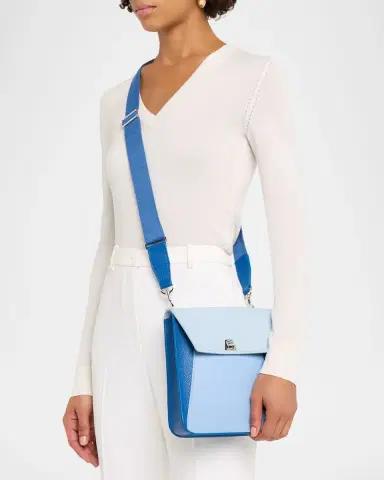 Akris Anouk Small Leather Messenger Bag | Thumbnail 5 Akris Anouk Small Leather Messenger Bag | Thumbnail 5