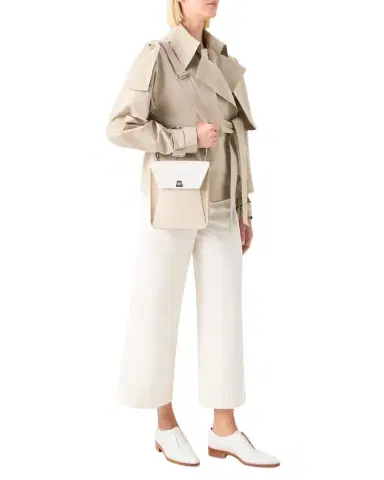 Akris Anouk Small Leather Messenger Bag | Thumbnail 1 Akris Anouk Small Leather Messenger Bag | Thumbnail 1