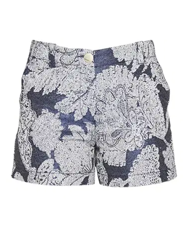 Giorgio Armani Paisley High-Rise Shorts | Thumbnail 1 Giorgio Armani Paisley High-Rise Shorts | Thumbnail 1