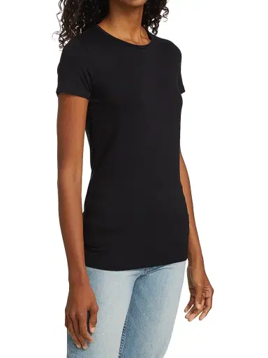MAJESTIC FILATURES Women's Soft Touch Crewneck T-Shirt | Thumbnail 4 MAJESTIC FILATURES Women's Soft Touch Crewneck T-Shirt | Thumbnail 4