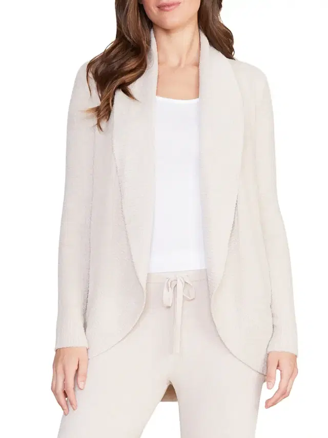 Barefoot Dreams Women's Cozychic Lite Circle Cardigan - Stone