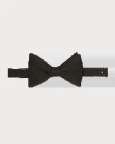 Zegna Men's Pre-Tied Silk Bow Tie | Thumbnail 2 Zegna Men's Pre-Tied Silk Bow Tie | Thumbnail 2