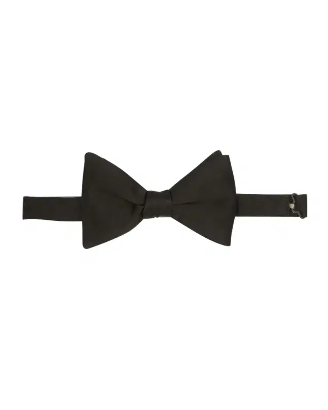 ZEGNA Men 's Pre-Tied Silk Bow Tie