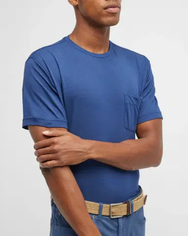 Peter Millar Men's Seaside Summer Pocket T-Shirt | Thumbnail 6 Peter Millar Men's Seaside Summer Pocket T-Shirt | Thumbnail 6