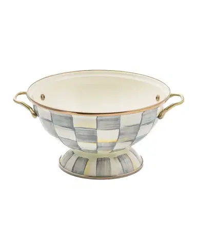 MacKenzie-Childs Sterling Check Enamel Almost Everything Bowl | Thumbnail 1 MacKenzie-Childs Sterling Check Enamel Almost Everything Bowl | Thumbnail 1