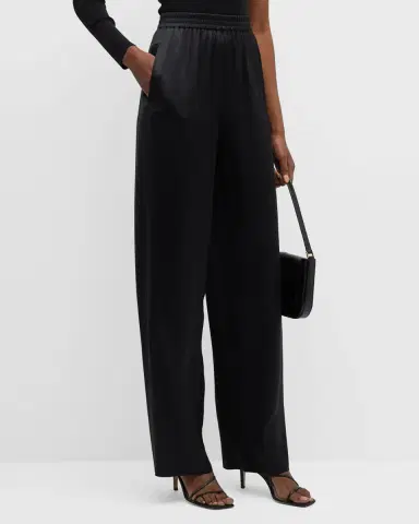 Giorgio Armani Classic Silk Trousers | Thumbnail 4 Giorgio Armani Classic Silk Trousers | Thumbnail 4