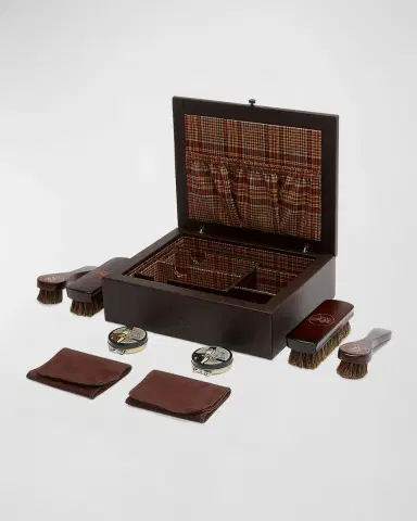 Wolf X WM Brown Shoe Shine Case | Thumbnail 4