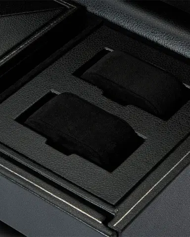 Wolf British Racing Triple Watch Winder with Storage | Thumbnail 6 Wolf British Racing Triple Watch Winder with Storage | Thumbnail 6