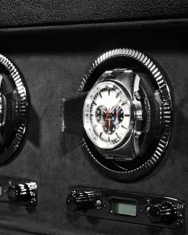 Wolf British Racing Triple Watch Winder with Storage | Thumbnail 8 Wolf British Racing Triple Watch Winder with Storage | Thumbnail 8