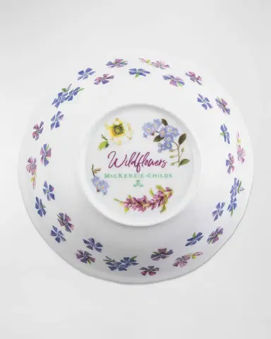 MacKenzie-Childs Wildflowers Serving Bowl | Thumbnail 3