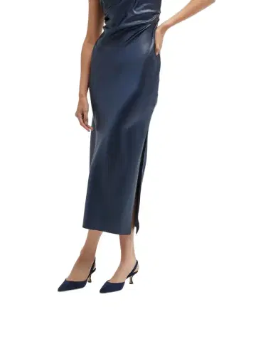 Manolo Blahnik Carolyne Kitten-Heel Halter Pumps | Thumbnail 1 Manolo Blahnik Carolyne Kitten-Heel Halter Pumps | Thumbnail 1