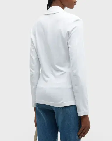 Majestic Filatures French Terry One-Button Blazer | Thumbnail 3