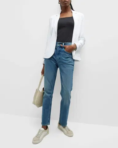Majestic Filatures French Terry One-Button Blazer | Thumbnail 7